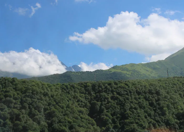 В горах Северной Осетии