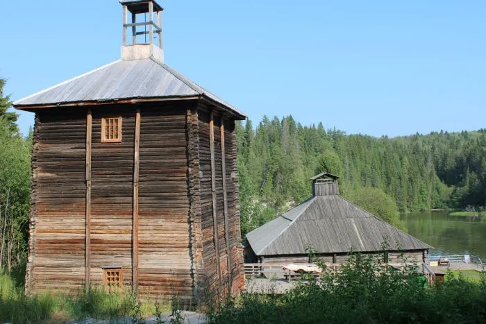 Музей деревянного зодчества в Хохловке Рассолоподъёмная башня