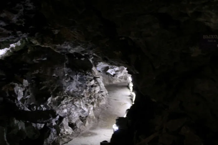 В Кунгурской ледяной пещере