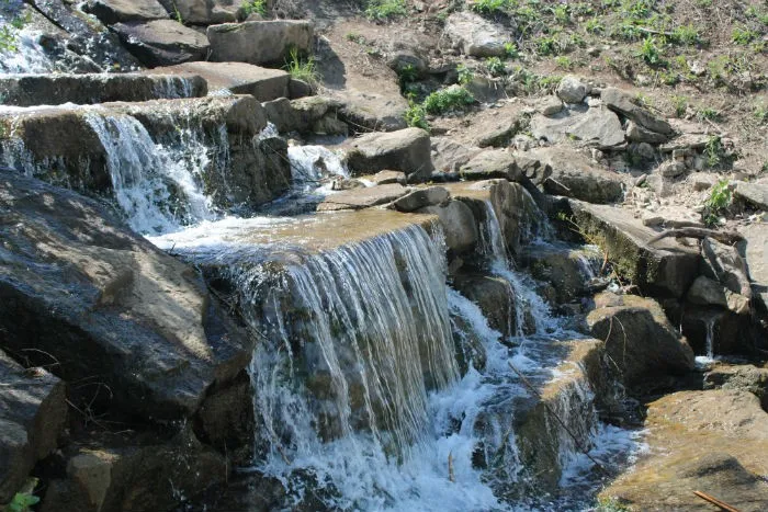 Достопримечательности Самарской области - Водопад у села Сырейка