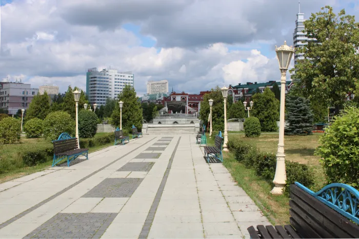 Прогулки по Казани Парк тысячелетия