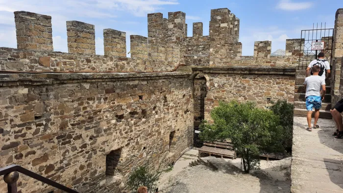 Судакская крепость На стенах замка Св. Ильи