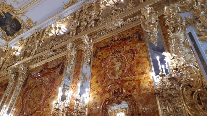 Екатерининский дворец Янтарная комната