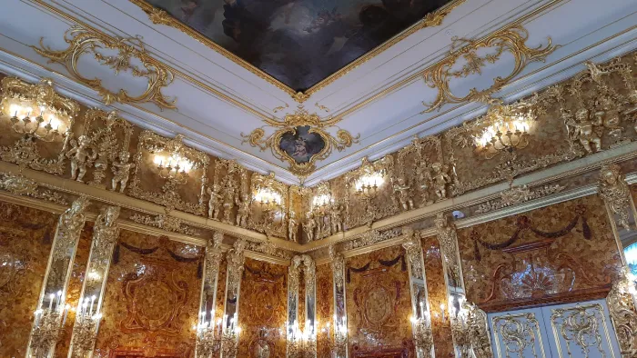 Екатерининский дворец Янтарная комната