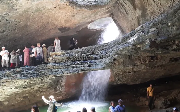 Достопримечательности Дагестана Салтинский подземный водопад