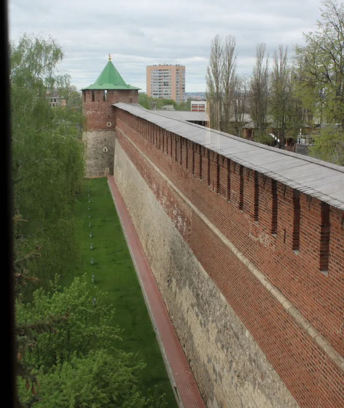 Достопримечательности Нижегородского кремля Коромысловая башня 